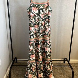 Ann Taylor Loft Birds of Paradise Maxi Dress